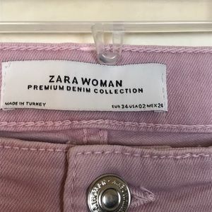 Zara Jeans - Zara Woman- Pink Straight Leg Jeans size 2 Zara Jeans - Zara Woman- Pink Straight Leg Jeans size 2